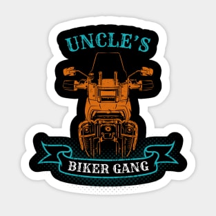 Uncle's Biker Gang Father's Day Sticker